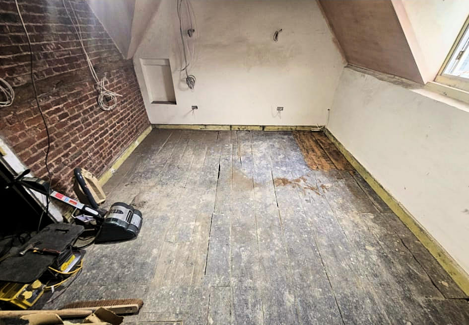 17th century floor before