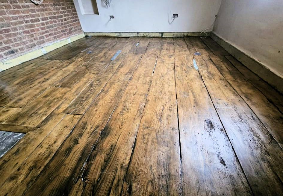17th century floor after